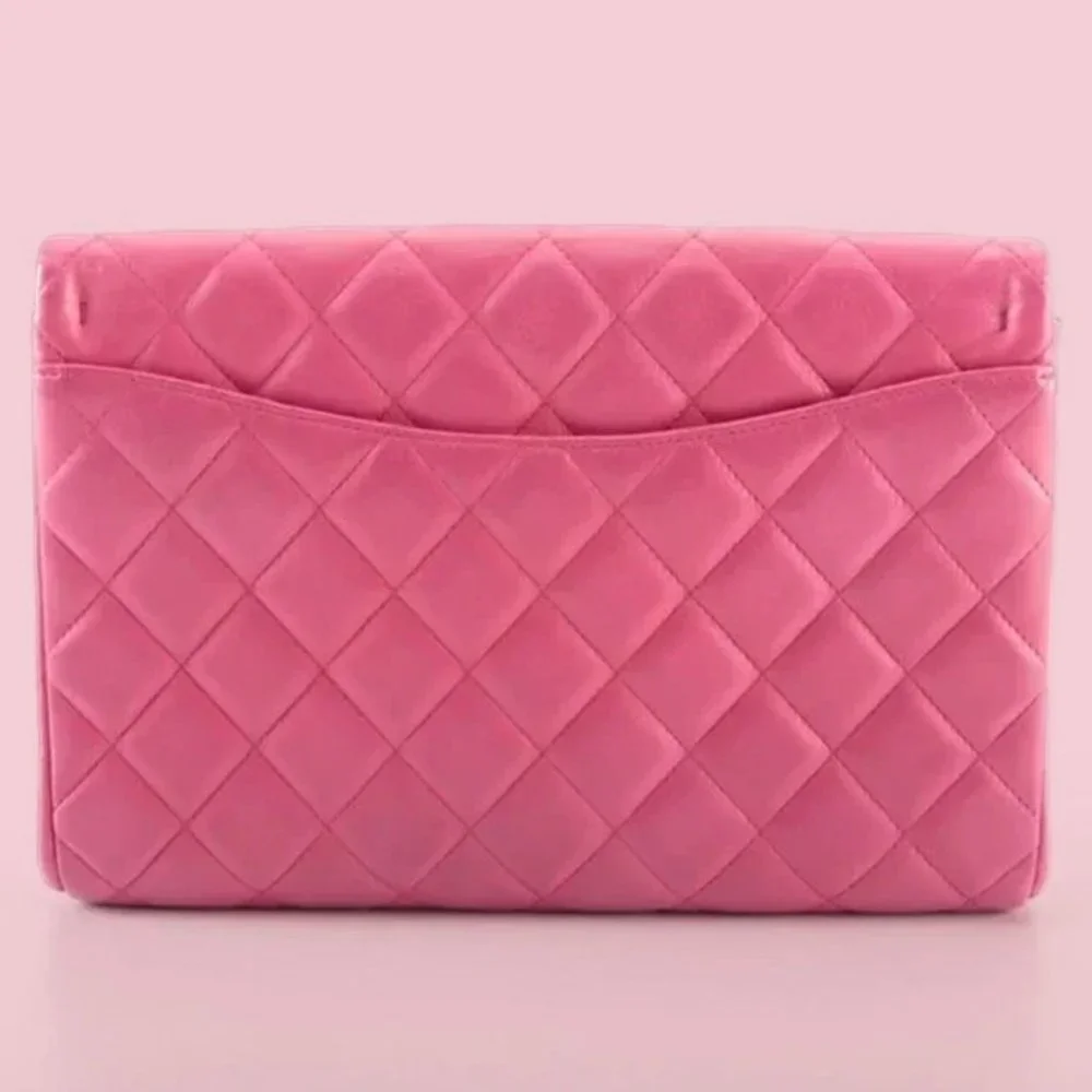 Chanel Quilted Single Flap New Clutch on Chain - Picture 2 of 13